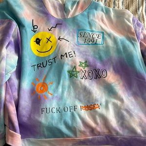 Fashion nova “fuck off” hoodie
